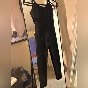 Black bodysuit with waist synch - size s